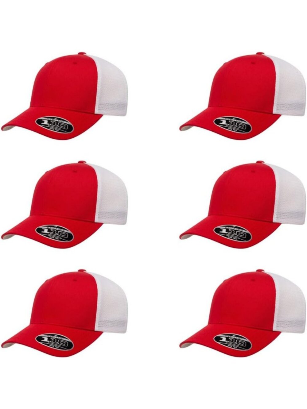 Mid-Profile Mesh Back Snapback Trucker Cap - Adjustable, Stylish, Breathable